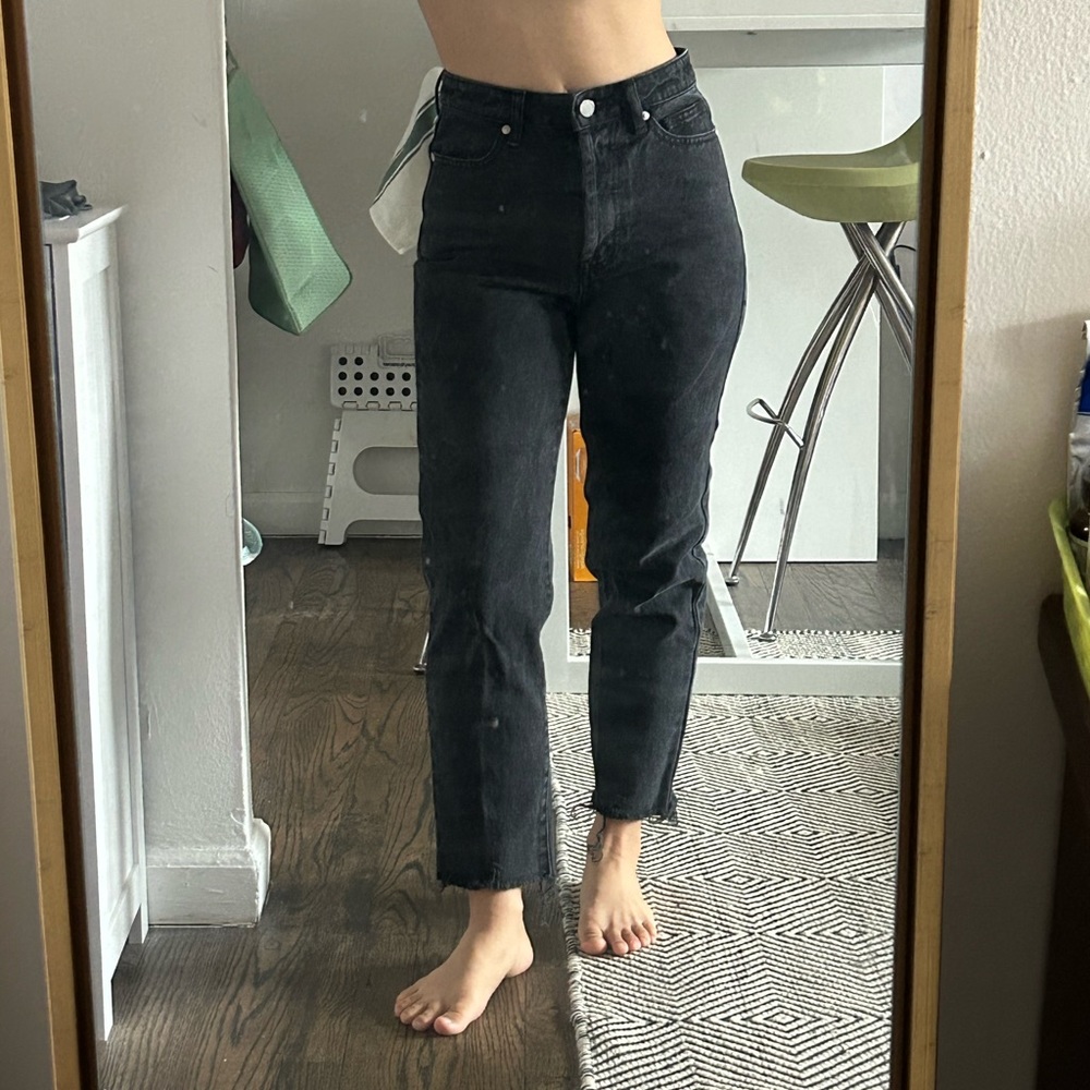 Camilla and Marc high rise straight leg cropped jeans